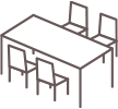 家具のイメージイラスト