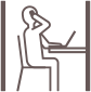 フォンブース・専用会議室のイメージイラスト