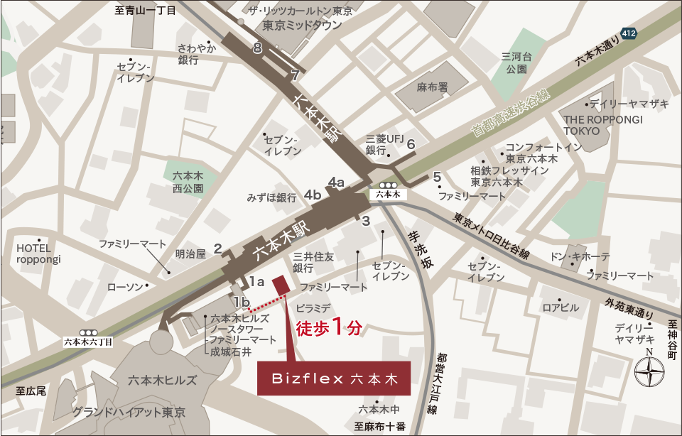 現地案内図
