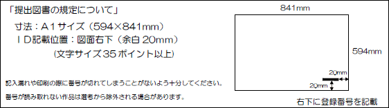 「提出図書の規定について」